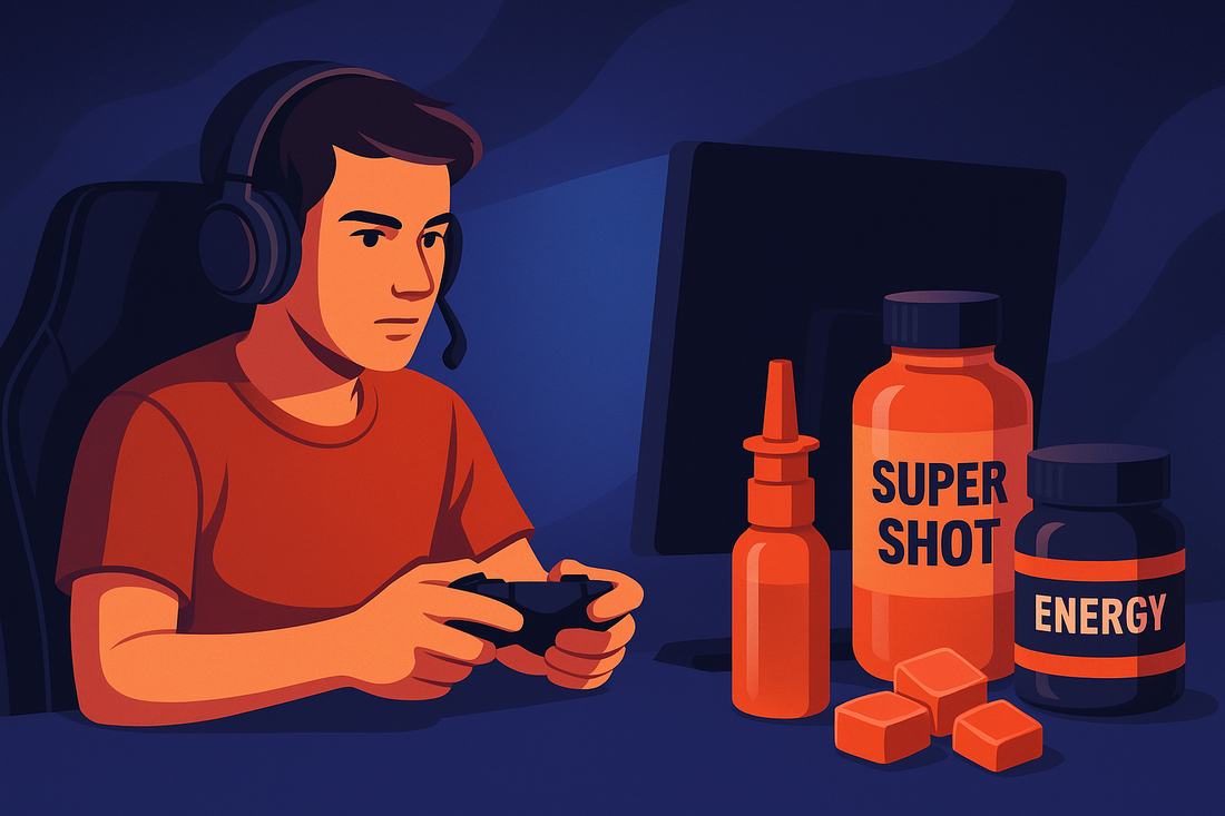 Suplementos para mantener la concentración durante una sesión de videojuegos